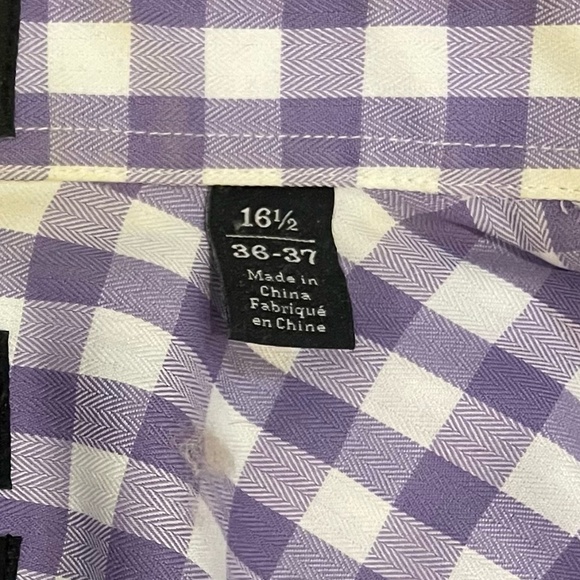 Nordstrom Men’s Long Sleeve Button Down Shirt Trim Fit Neck 16.5/36-37 - Picture 4 of 4